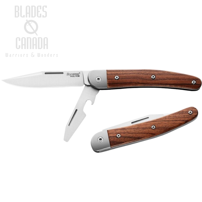 Lion Steel JK2 CF Jack Slipjoint Folding Knife, M390 Double Blade, Santos Wood